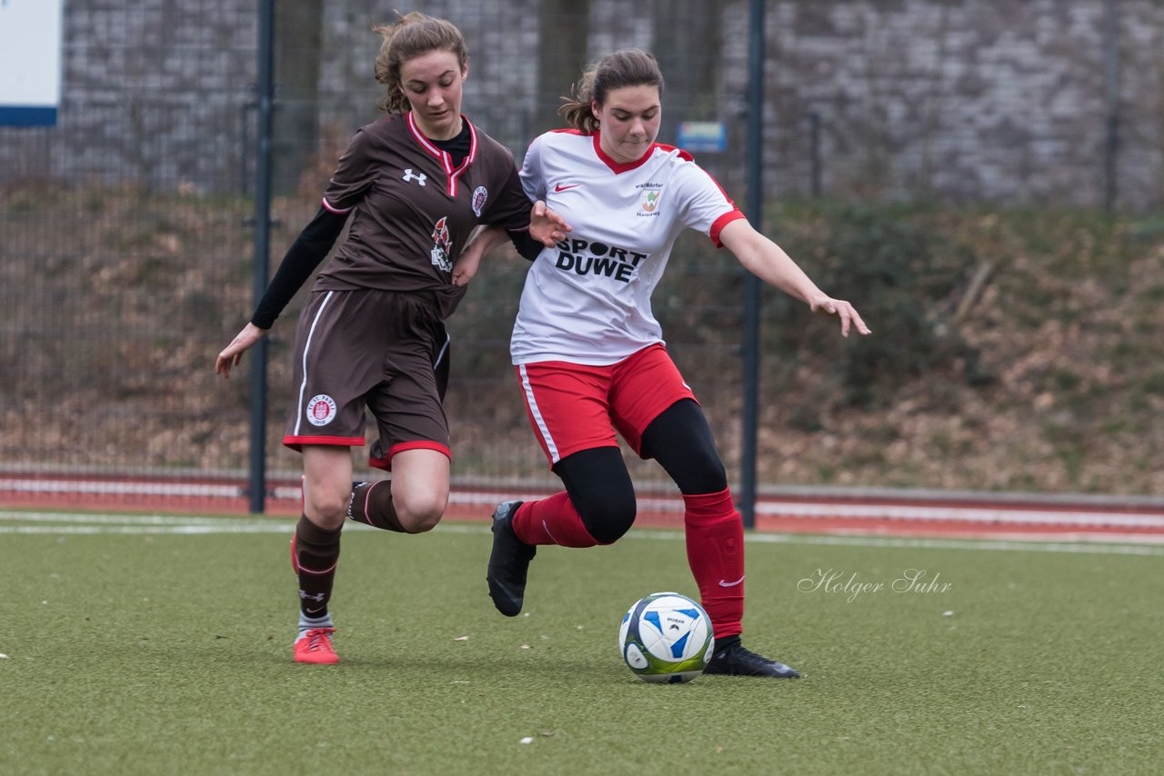 Bild 242 - B-Juniorinnen Walddoerfer - St.Pauli : Ergebnis: 4:1